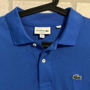 Lacoste Polo Shirt Men’s XXL Royal Blue Classic Fit Short Sleeve